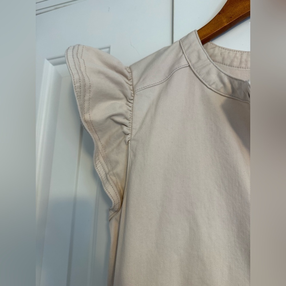 Marie Oliver Neely Denim Dress Birch Size Large - Picture 5 of 9